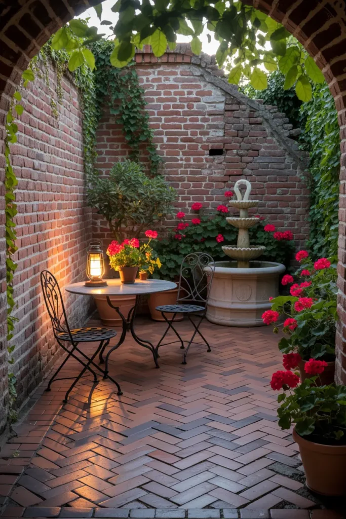 Brick Paving for Old-World Charm