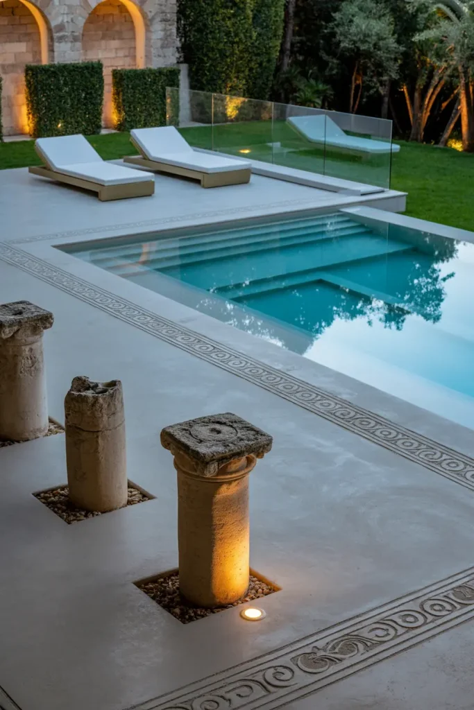 Brushed Concrete for a Classic Look