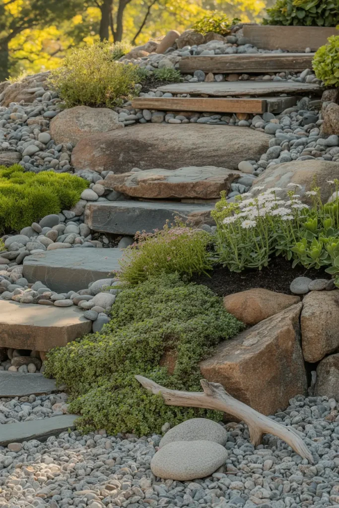 Build a Rock Garden With Layered Heights