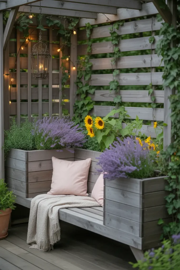 Built-In Bench Planters