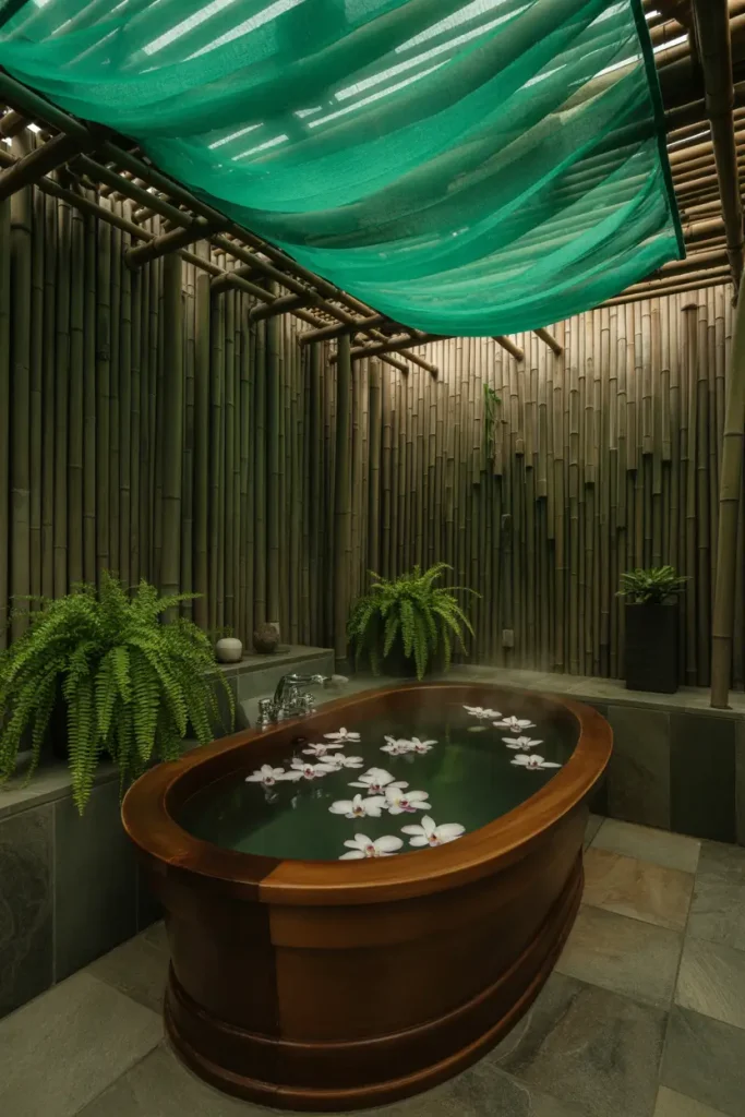 Canopy-Inspired Ceiling Features