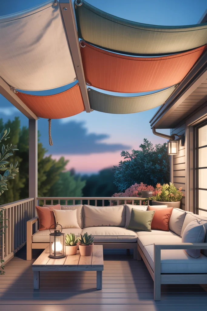 Canvas Shade Panels with Grommets