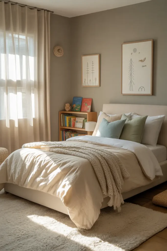Choose a Neutral Color Palette with Soft Accents