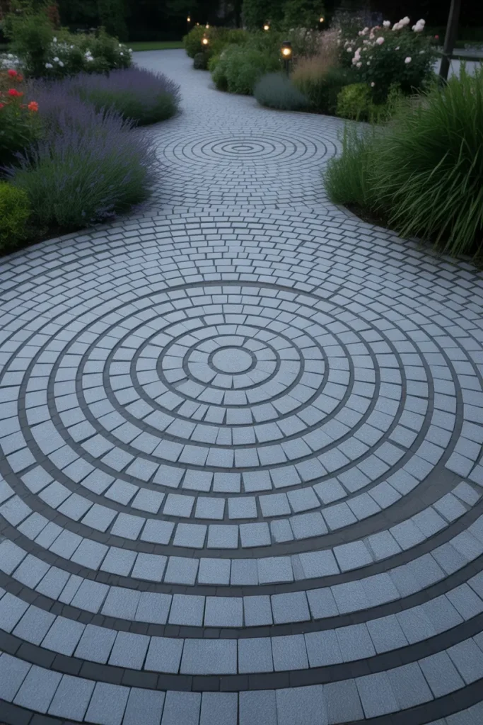 Circular or Spiral Granite Layout