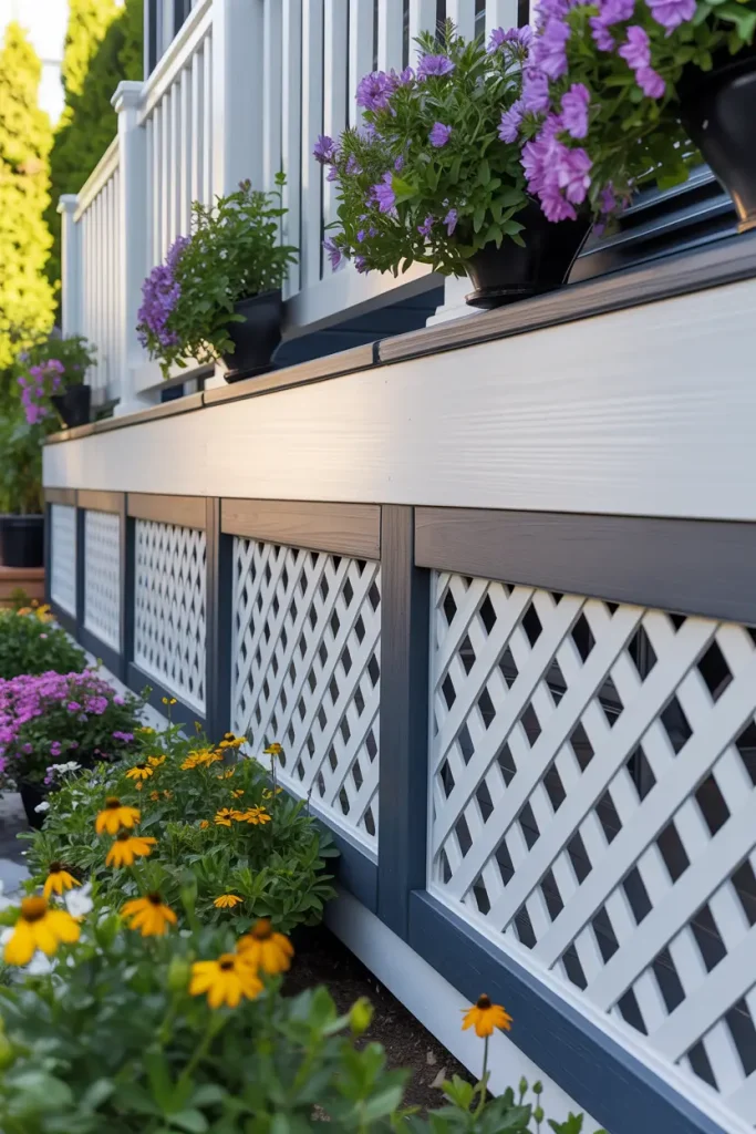 Classic Lattice Skirting with a Twist