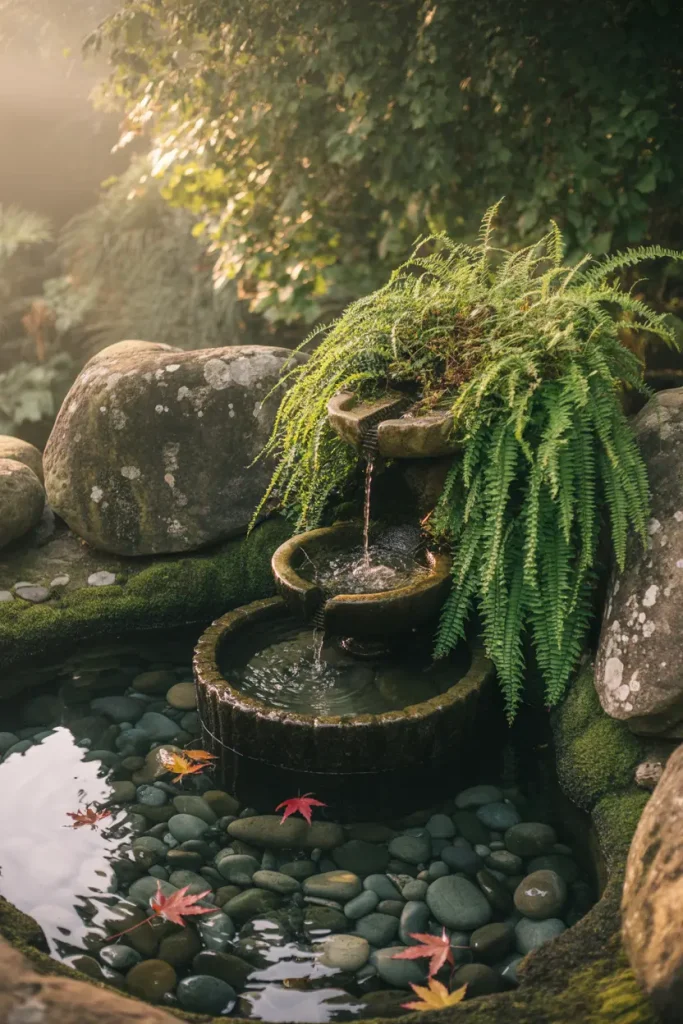 Combine Rocks With Water for a Natural Feel