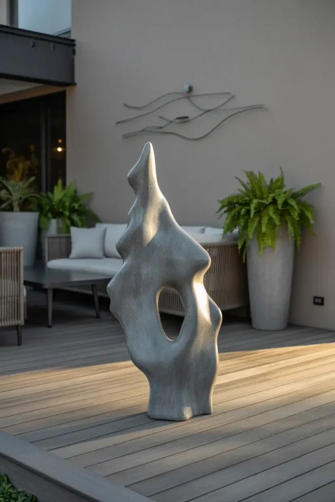 Decorate with Grey Outdoor Sculptures