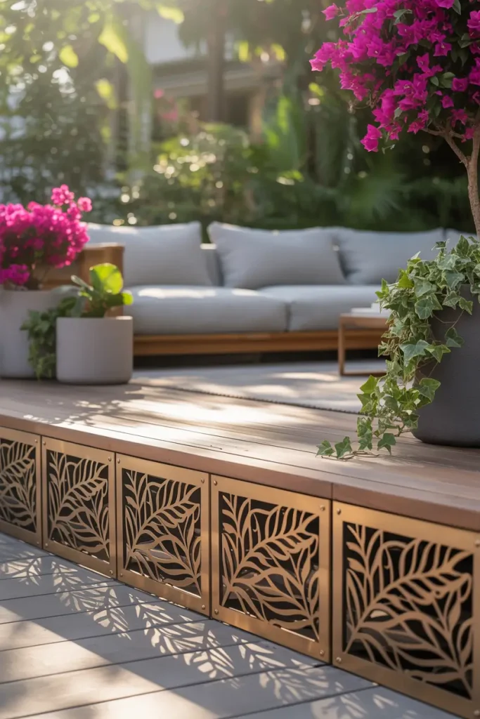 Decorative Panels with Cut-Out Patterns