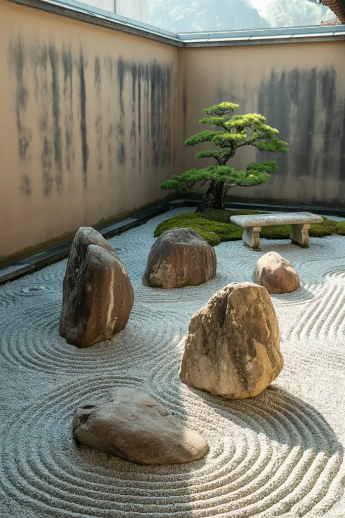 Design a Zen Rock Space for Quiet Moments
