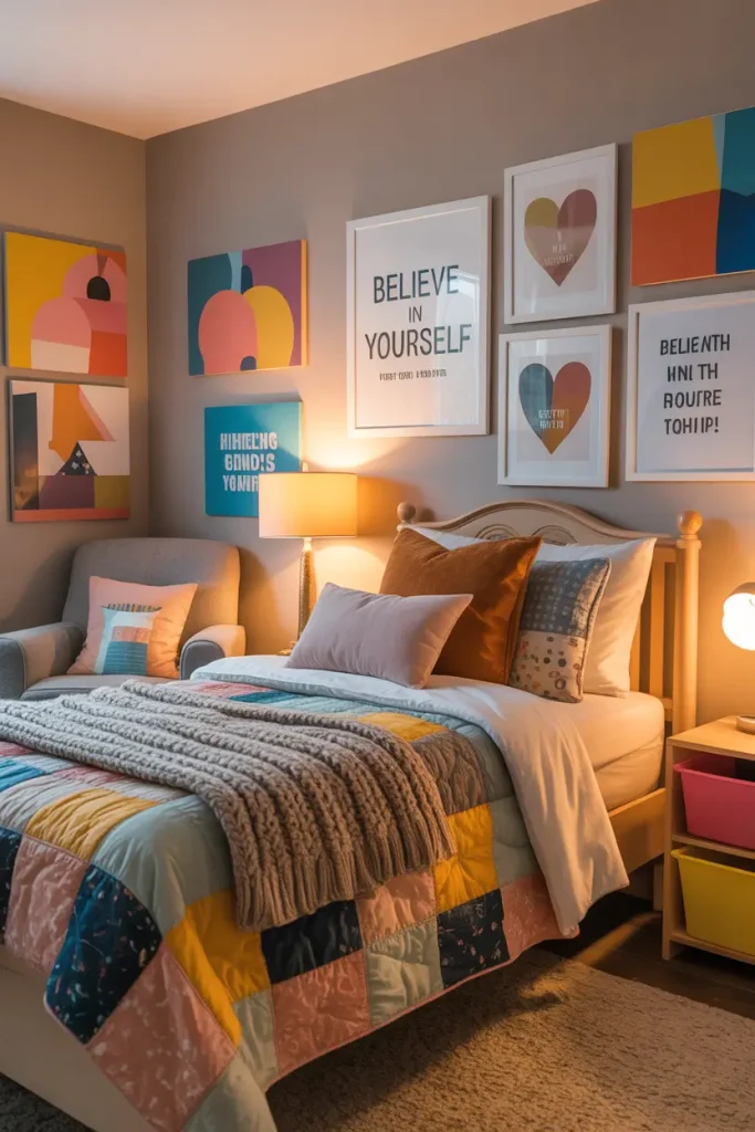 Display Positive Messages and Art