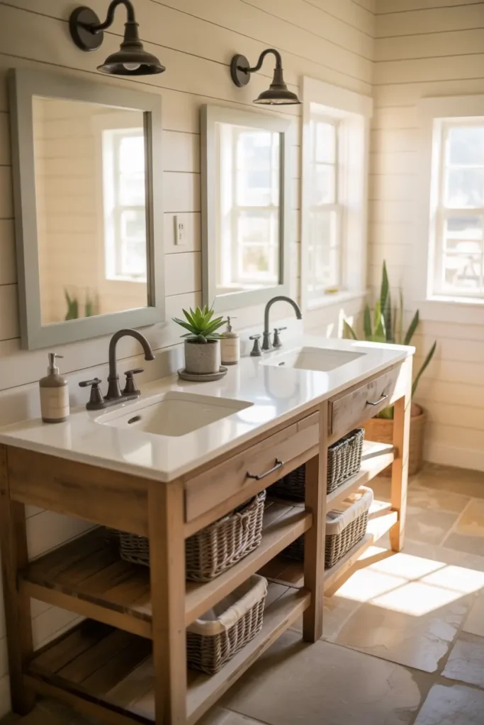Dual Sink Vanities for Shared Spaces