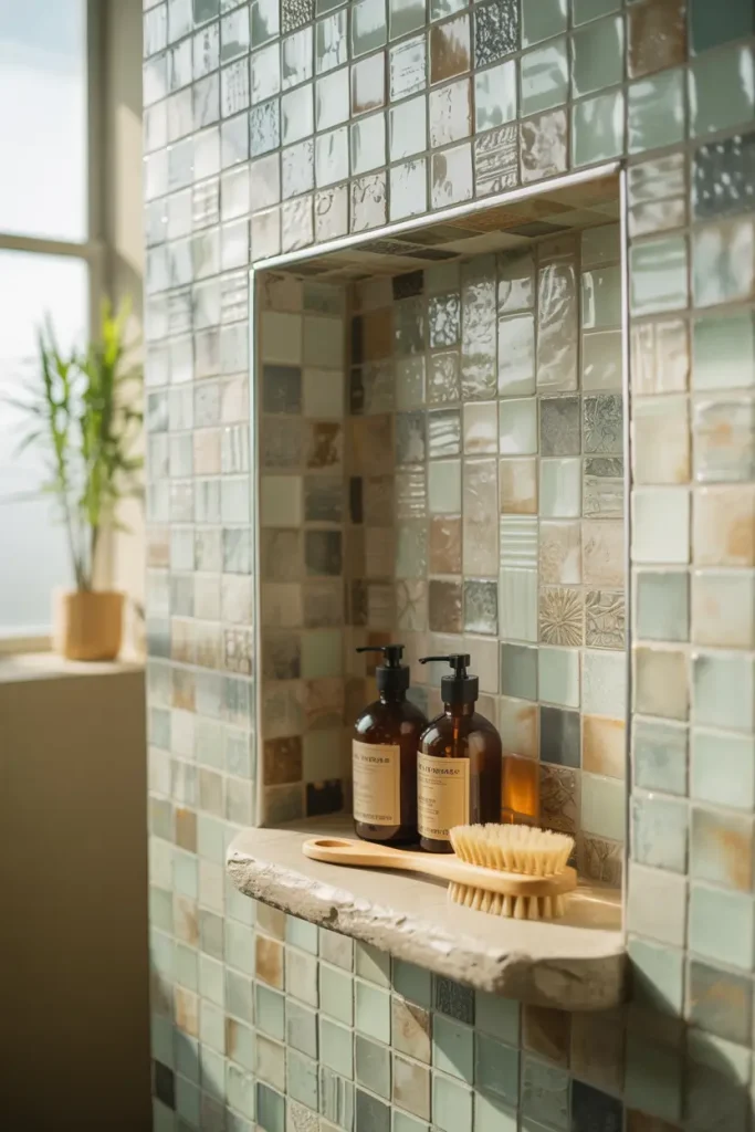 Eco Friendly Niches with Recycled Tile