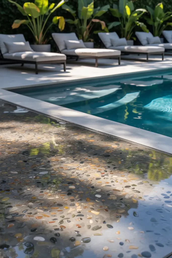 Exposed Aggregate for Texture and Sparkle