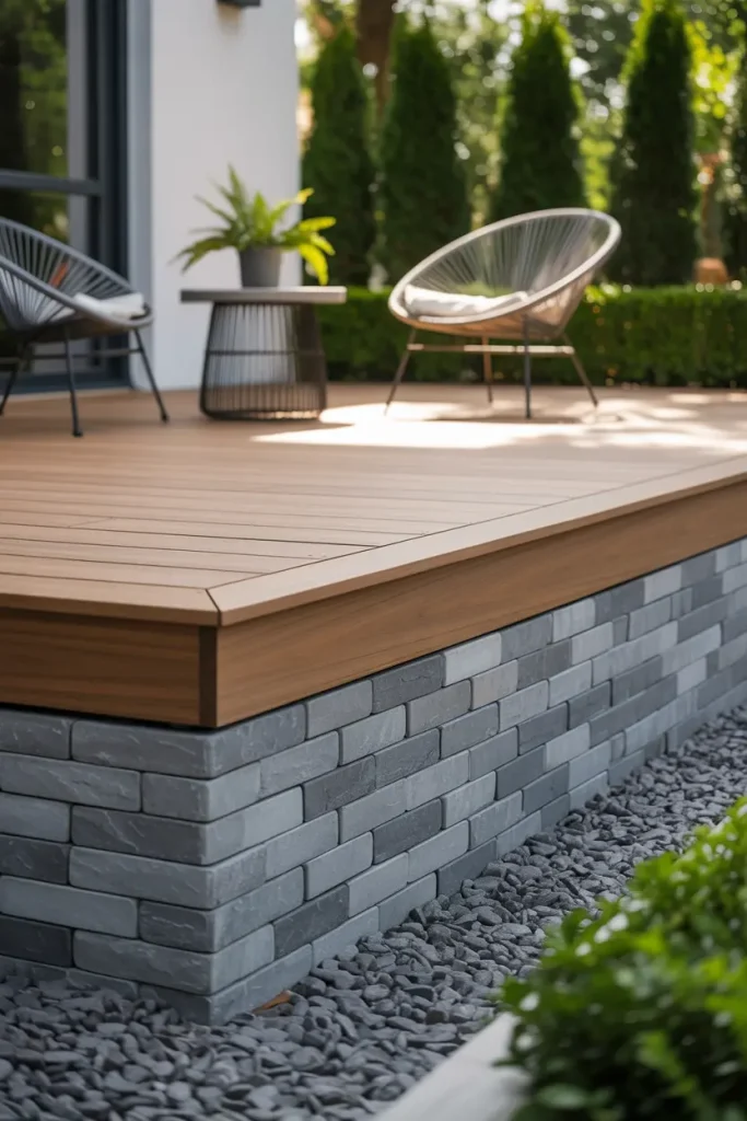 Faux Panels That Mimic Stone or Brick