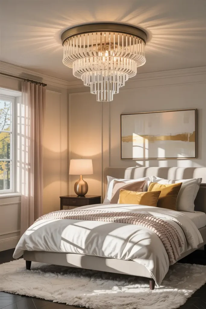 Flush-Mount Chandeliers