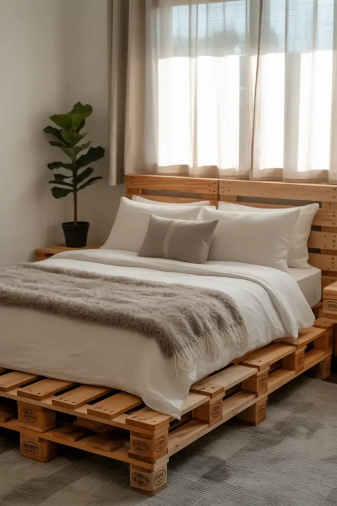 Give Your Bedroom a Fresh Look with Creative Pallet Bed Designs
