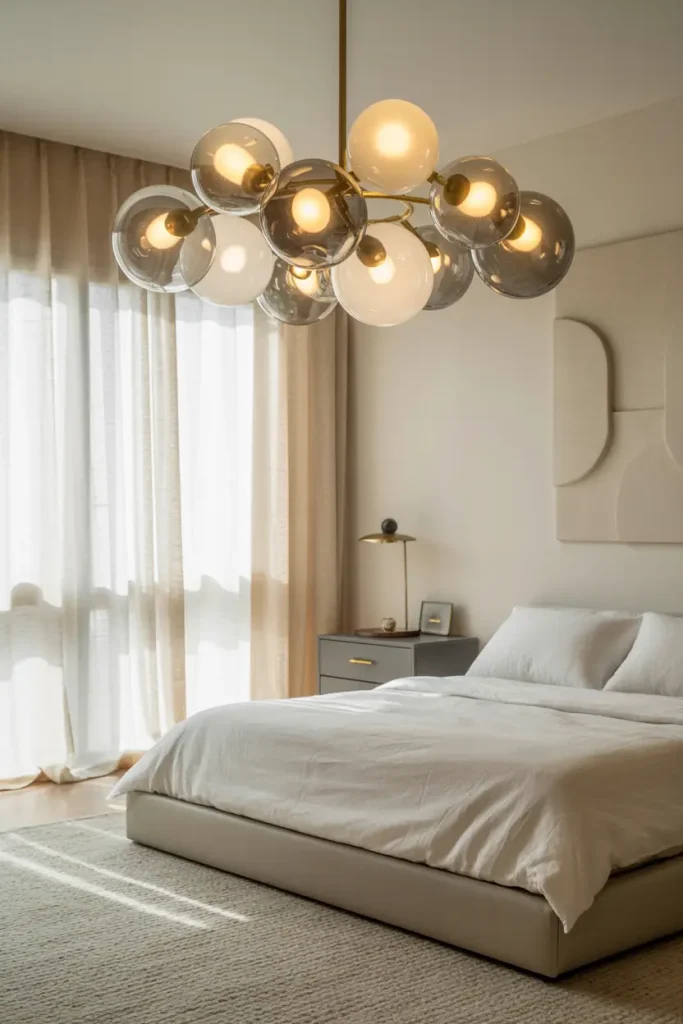 Glass Globe Chandeliers