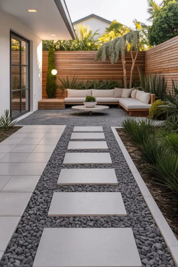 Gravel and Paver Combos for Texture