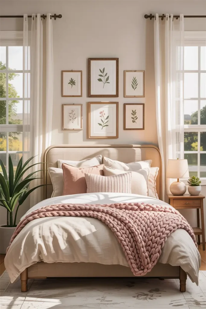 Hang Artwork Above the Headboard