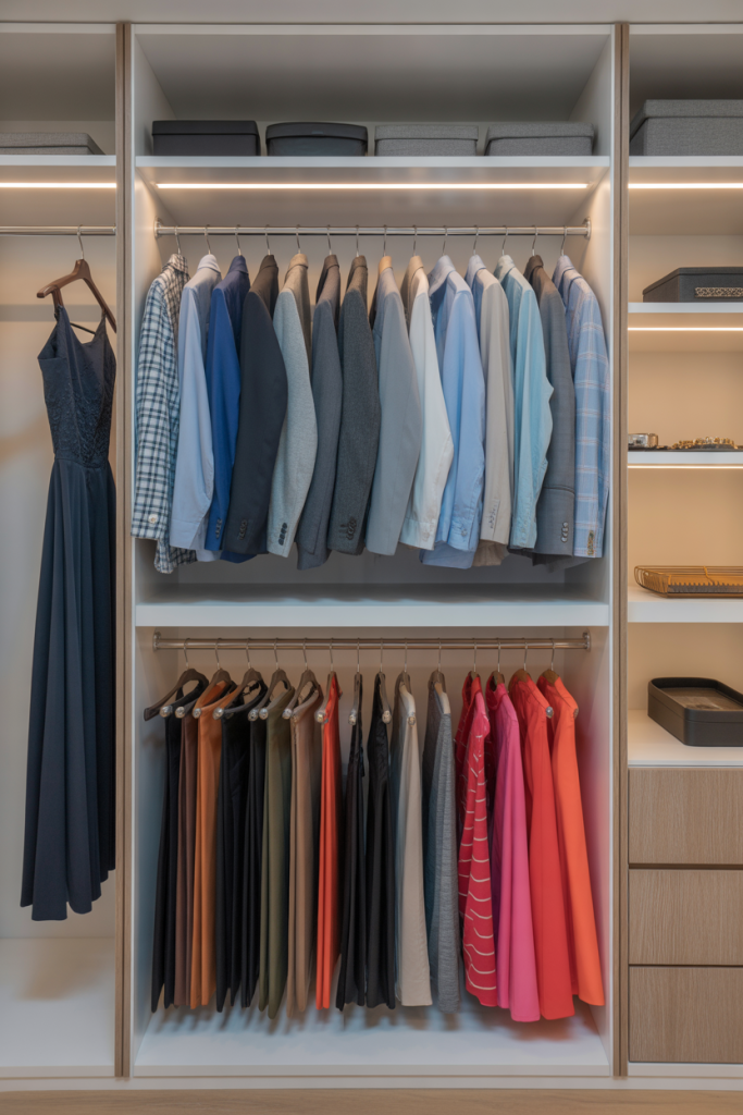 Hang Double Rods to Maximize Space