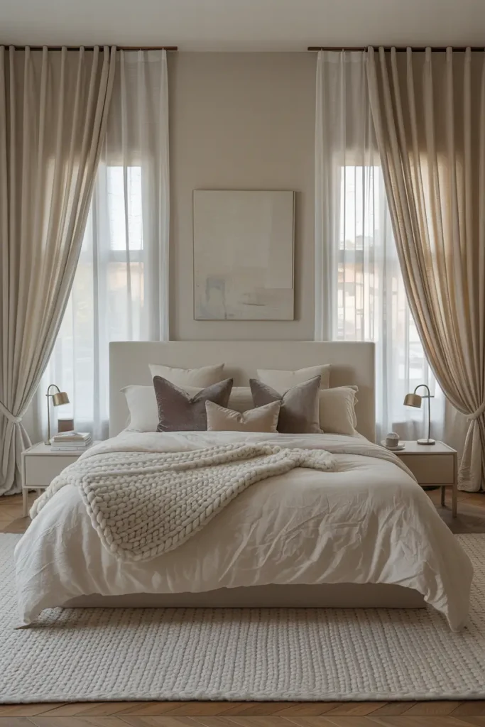 Hang Drapes from the Ceiling