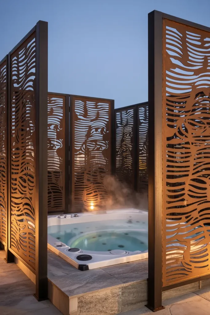 Hang Outdoor Art Panels for Style and Privacy