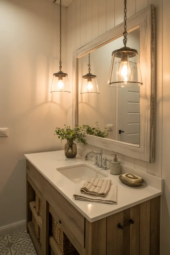 Hanging Pendant Lights Instead of Wall Sconces