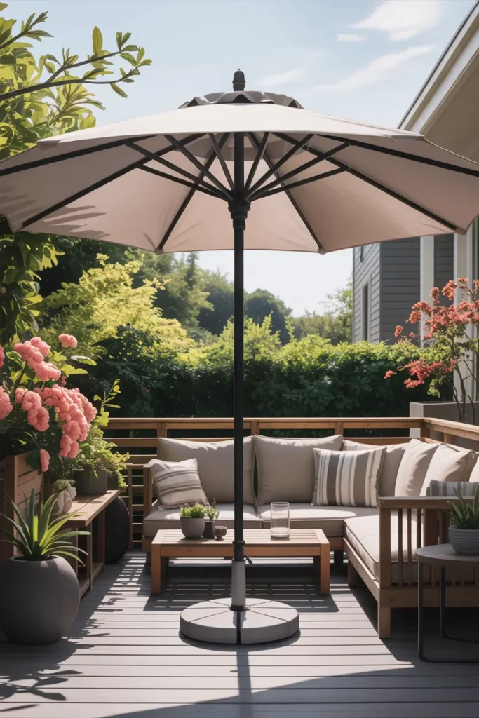 Heavy-Duty Umbrellas with Weighted Bases