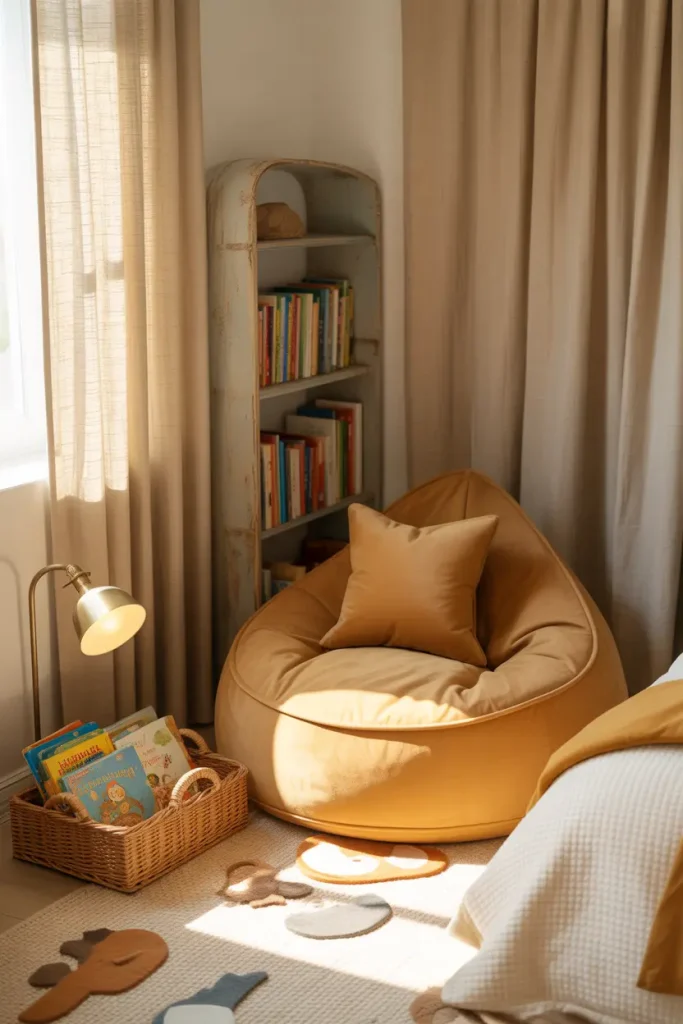 Include a Reading Corner for Quiet Time