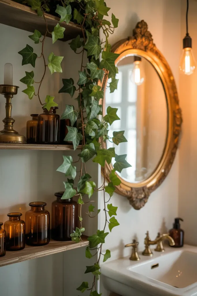 Ivy Trails from a High Shelf