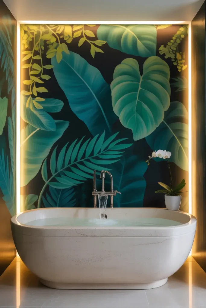 Jungle-Inspired Wall Murals