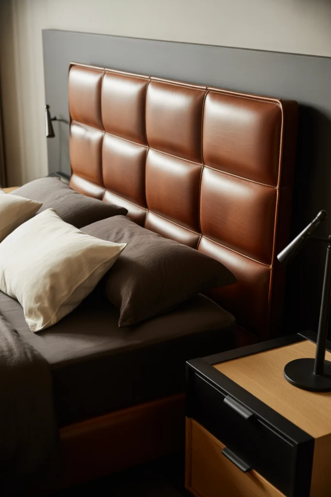 Leather or Faux Leather for a Sleek Look
