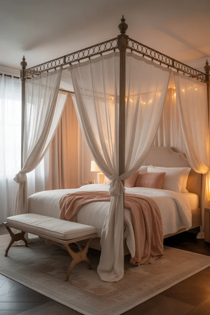 Let a Canopy King Bed Add Magic to Your Room