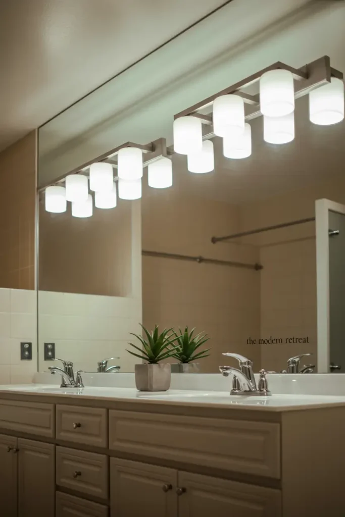 Long Bars for Wide Mirrors