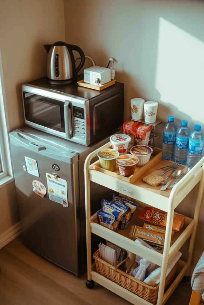 Make a Spot for Snacks and Quick Meals