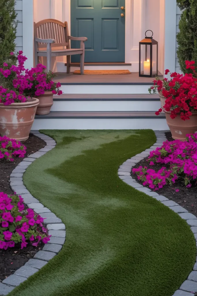 Make a Turf Entryway for a Soft Welcome