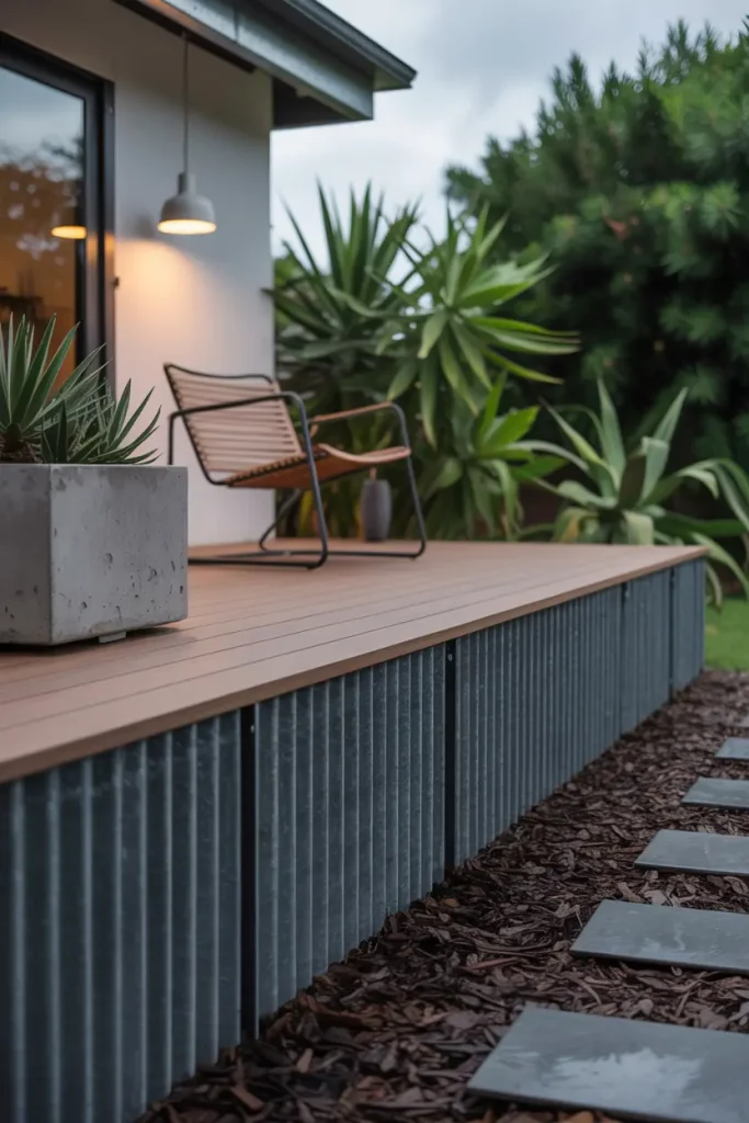 Metal Skirting with Industrial Edge