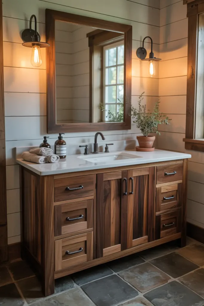 Mirror Frame That Matches the Vanity