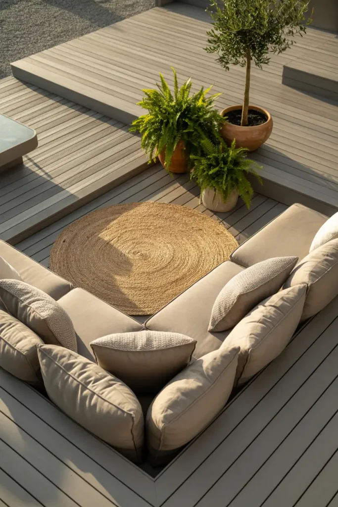 Mix Smooth and Textured Decking
