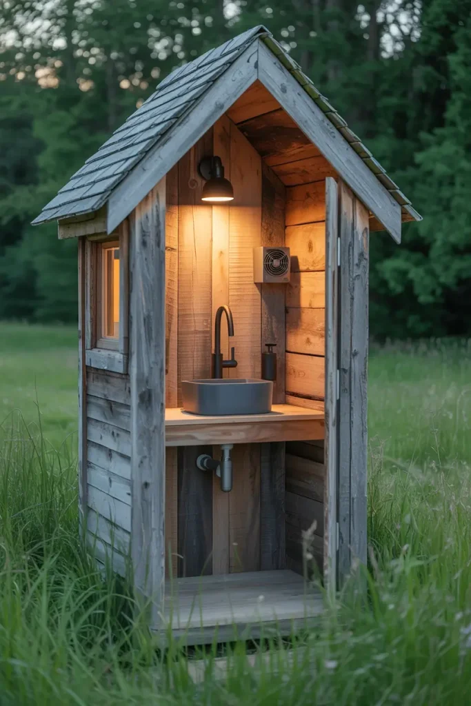 Modern Fixtures in a Classic Shell