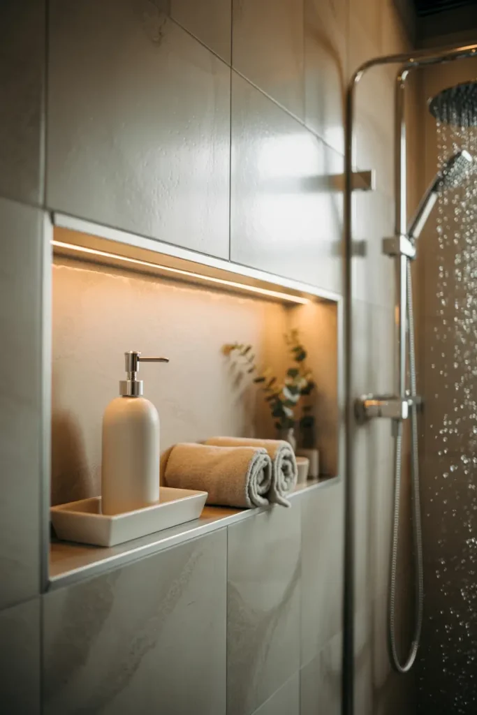 Niches with Built-In LED Lights