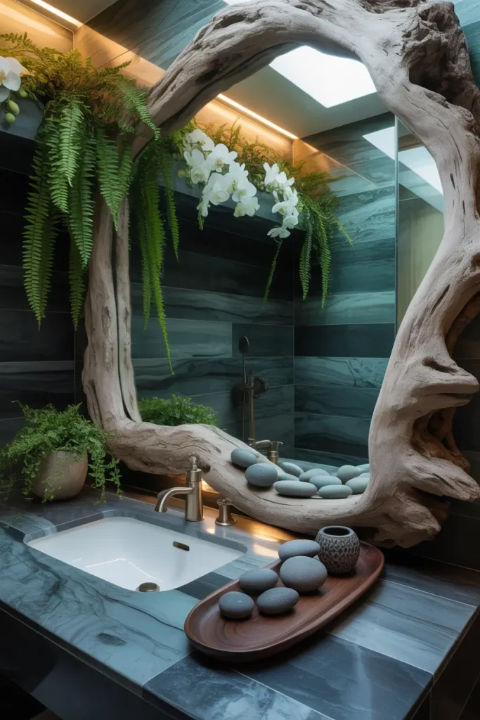 Organic-Shaped Mirrors and Decor