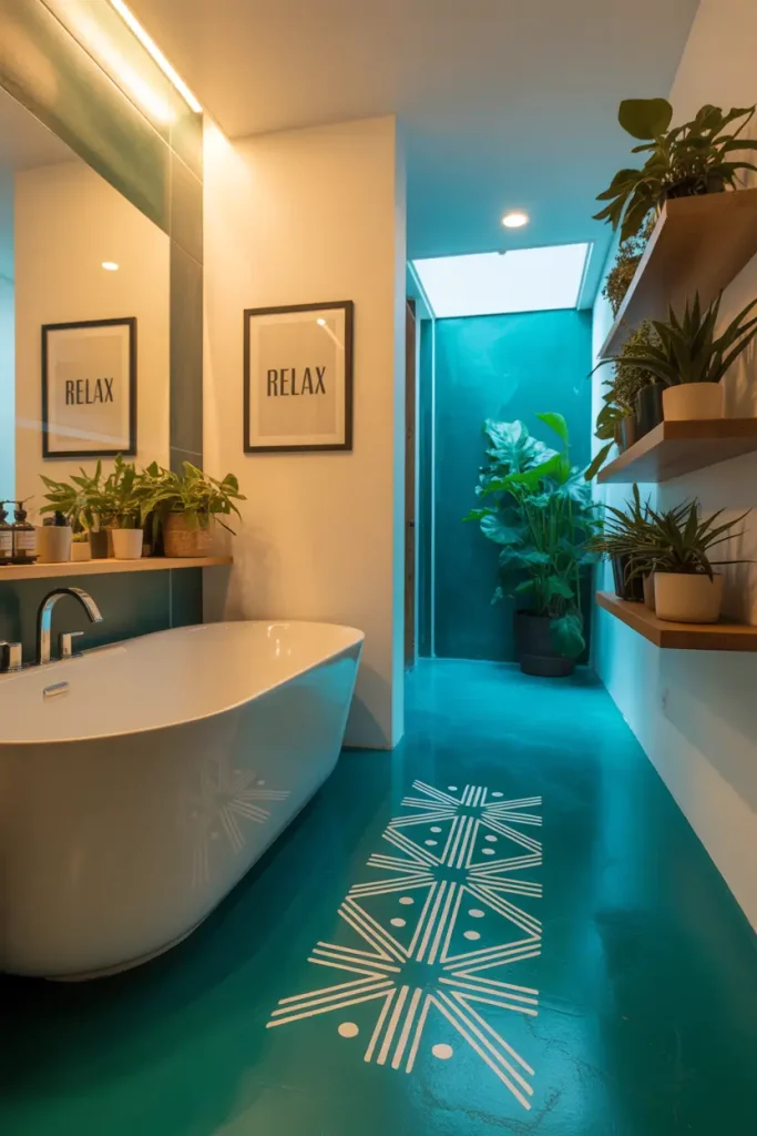 Painted Concrete Floors