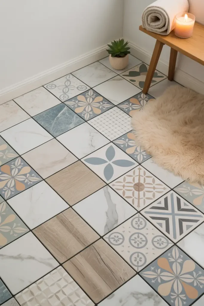 Peel-and-Stick Vinyl Tiles