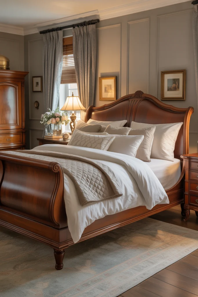 Pick a Sleigh King Bed for Timeless Style
