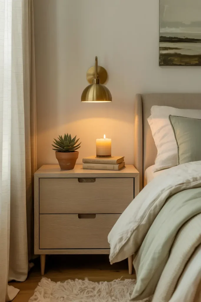 Place a Wall Sconce Above It