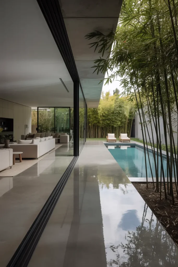 Polished Concrete for Indoor-Outdoor Flow