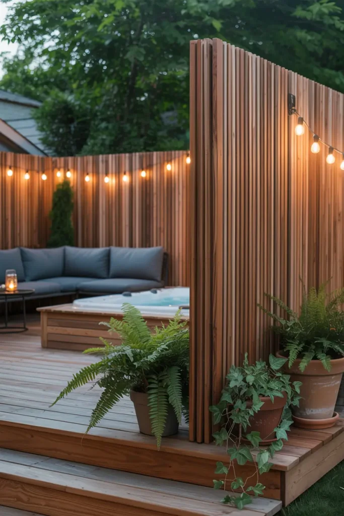 Privacy Screen-Style Deck Skirting