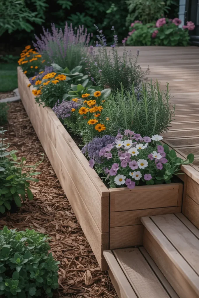 Raised Planter Skirts for Green Appeal
