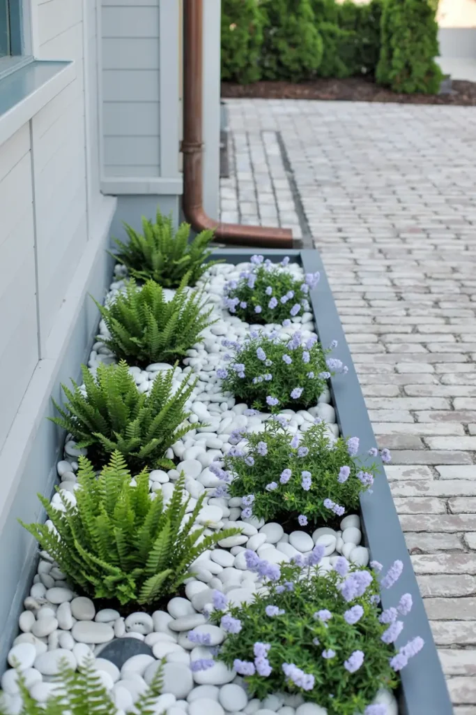 Replace Mulch With Decorative Stones